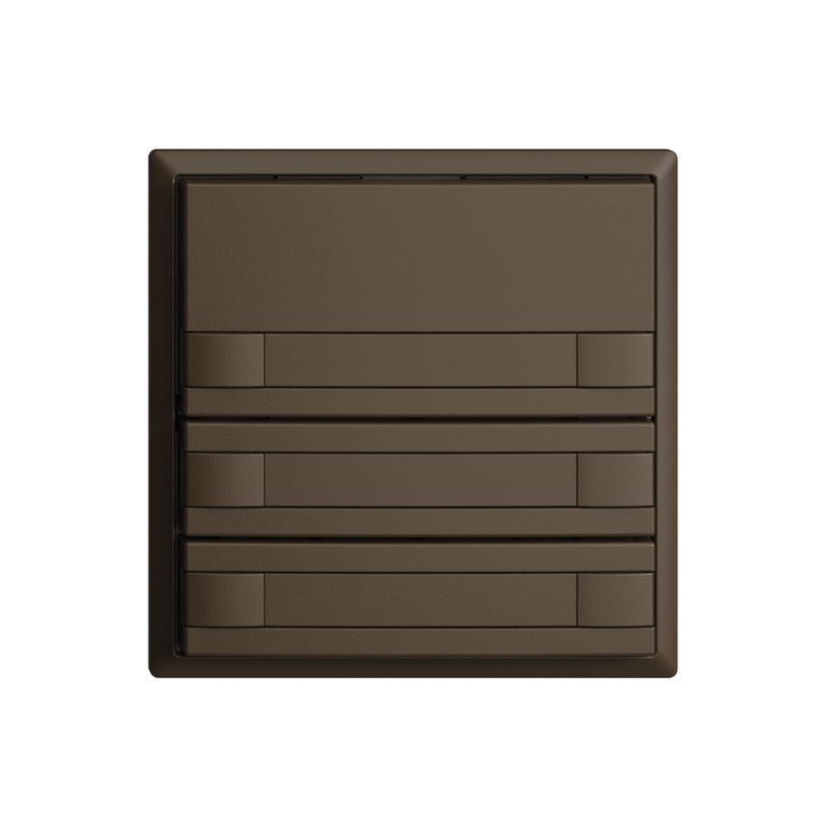 UP-Universaltaster 3×2T EDIZIOdue coffee, mit Papier, ohne LED