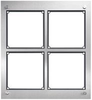 UP-Gehäuse für Türsprechanlage Hager elcom.modesta 2×2 2-Draht m.Rahmen, Edelst.