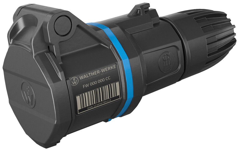 Kupplung CEE NEO 3P 16A 200…250V 6h blau IP54 schraublose Klemme