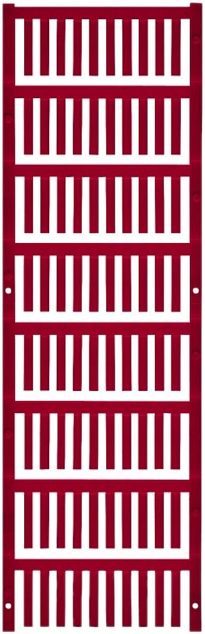 Leitermarkierer Weidmüller MultiCard SF für Ø2.2…2.9mm 21×3.6mm PA66 rot