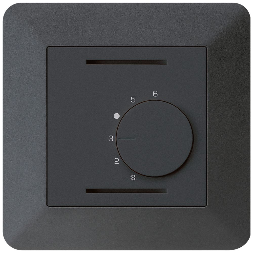 UP-Raumthermostat kallysto.trend schwarz ohne Schalter