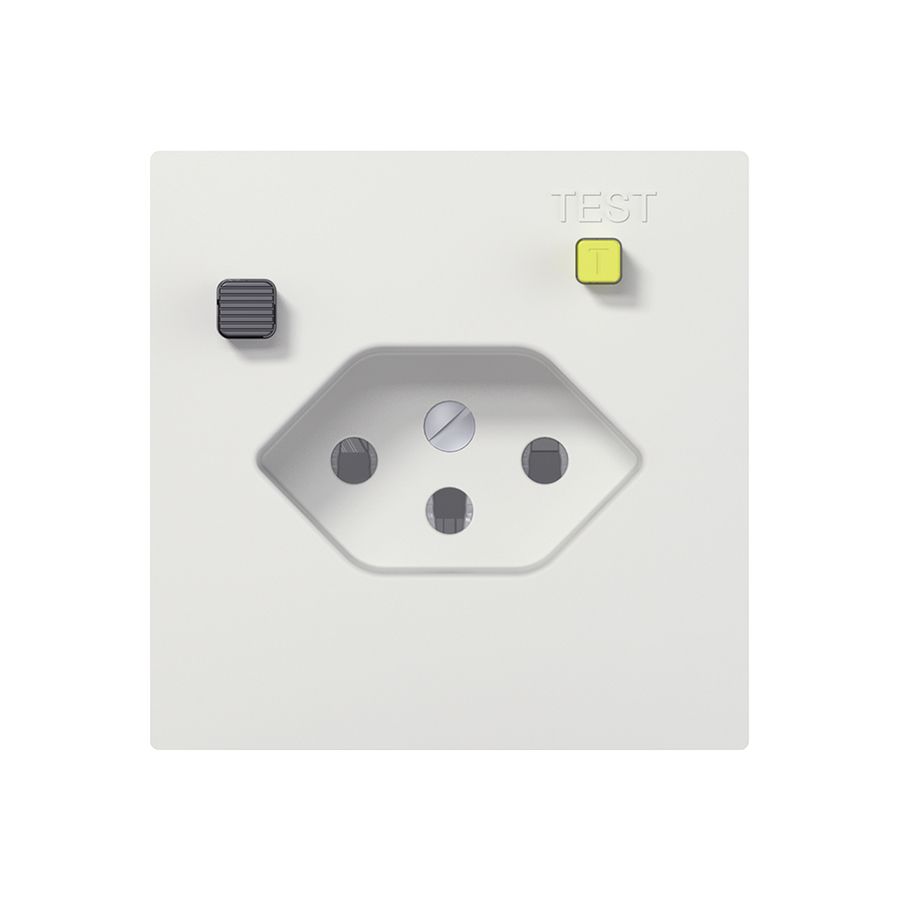 UP-FI-Steckdose SIDUS E T13 30mA weiss