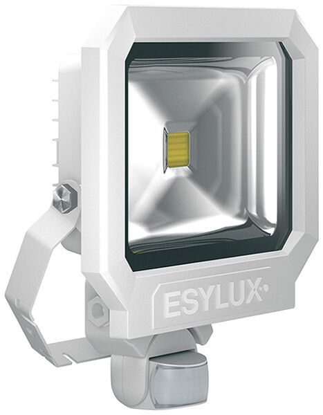 Proiettore LED ESYLUX AFL SUN, 30W 3000K 2400lm 227×86×290mm IP65, bianco