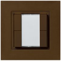 UP-Multifunktionstaster kallysto.pro KNX RF 4-fach braun