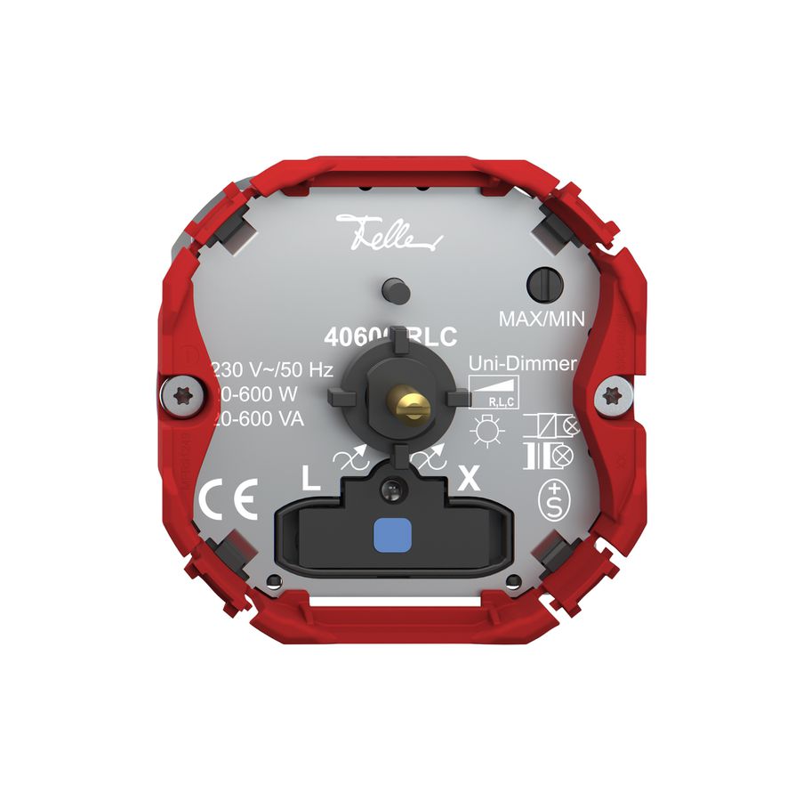 Dimmer Feller SNAPFIX® bel.bl Universal 20…600W/20…600VA