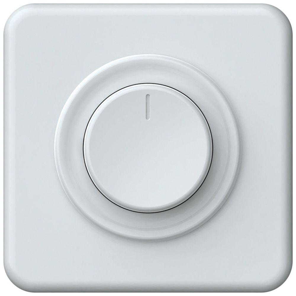 UP-Drehdimmer Uni-LED origin 230V 20…400VA/W 92×92mm weiss