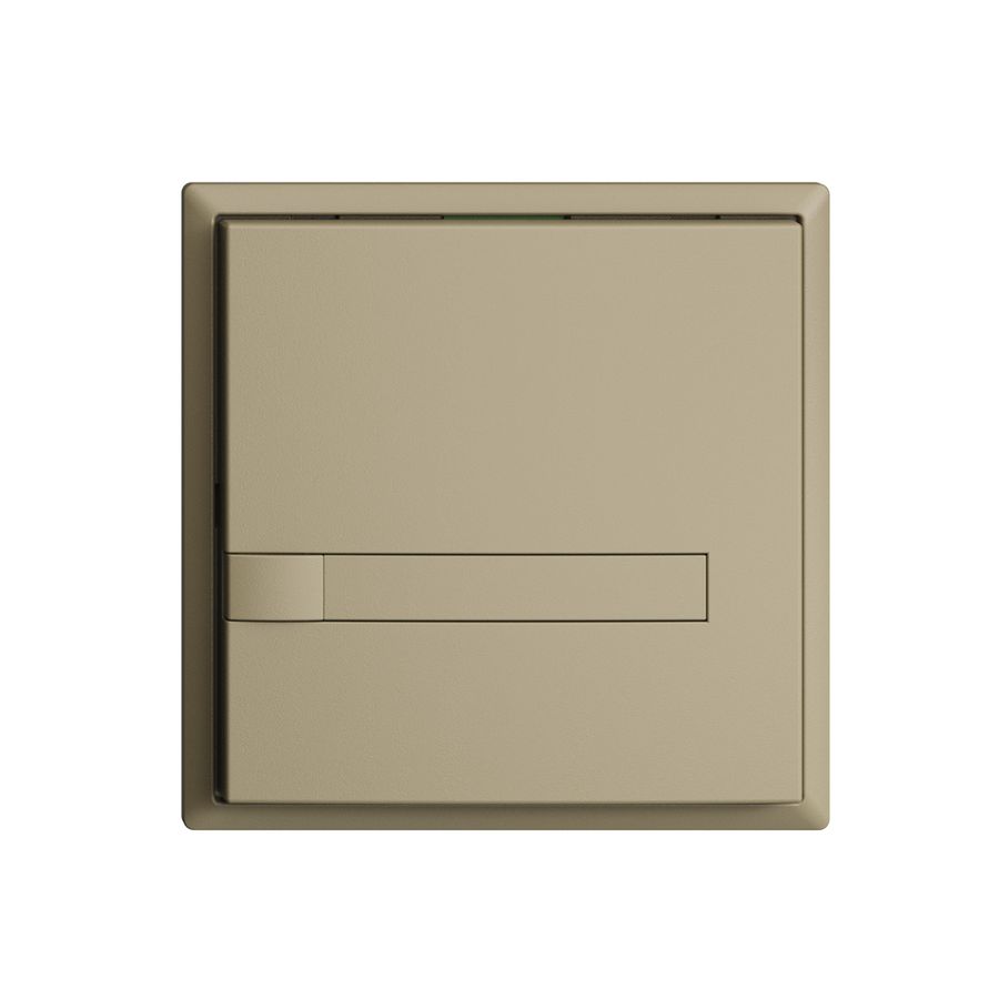 KNX-Taster RGB EDUE, 250mW, o.LED, m.Papiereinlage, 1×Taste, 1×Tastenb., sa