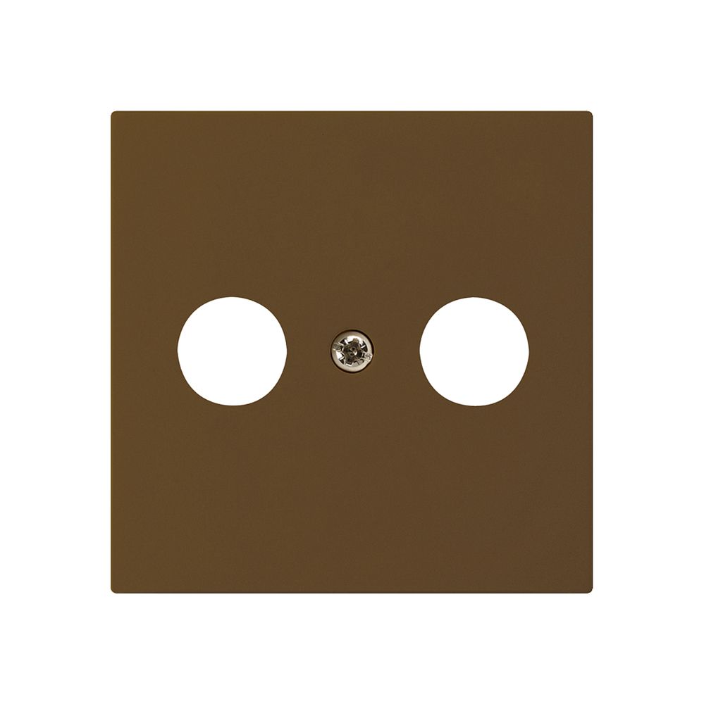 Frontplatte kallysto 60×60mm br für R/TV