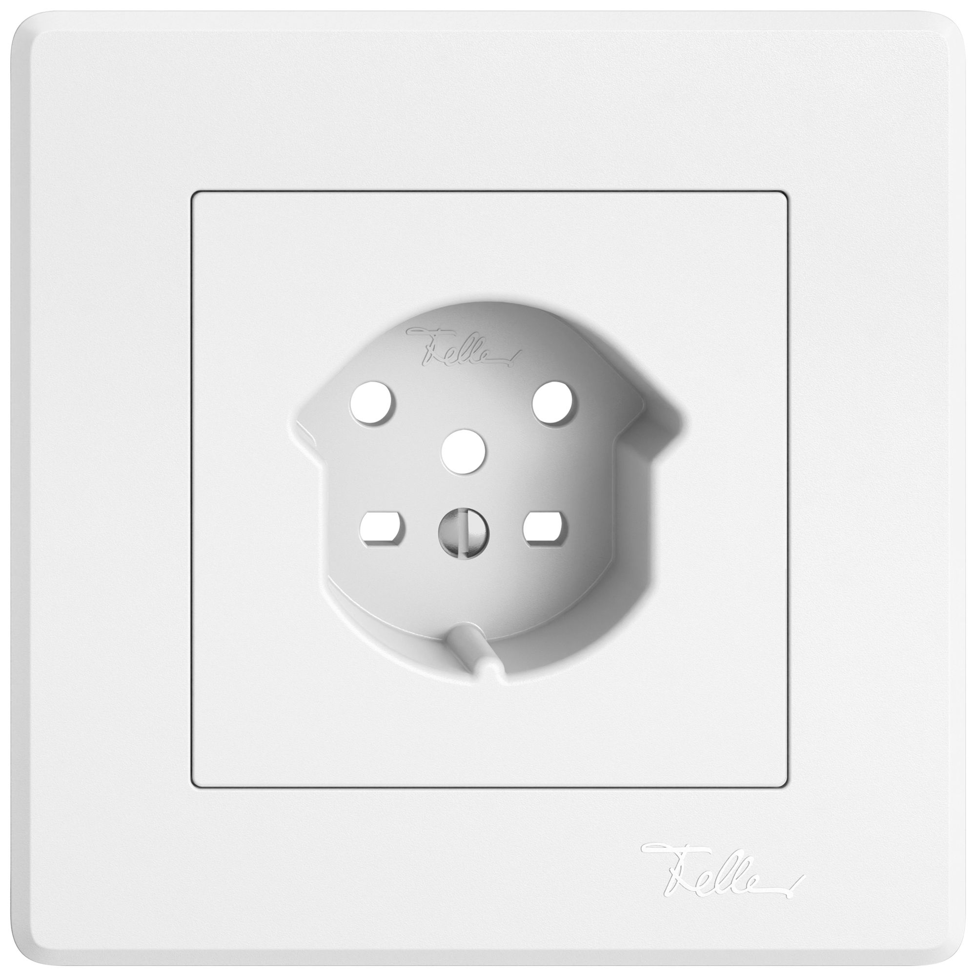 UP-Montageset EDIZIO.liv SNAPFIX® für Steckdose T15 ws