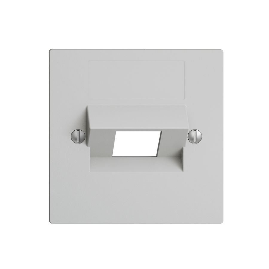 Frontplatte 1×RJ45 ITplus EDIZIOdue hellgrau