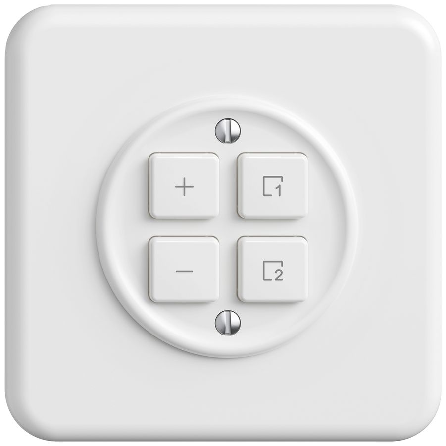 UP-Bedienaufsatz zu Dimmer STANDARDdue Wiser 1K 4T ws