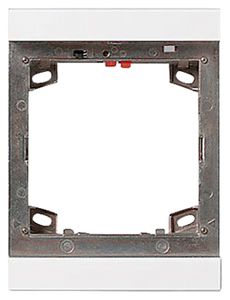 Montagerahmen Siedle, aus Zink-Druckguss, 1 Funktionsmodul, rostfreier Stahl