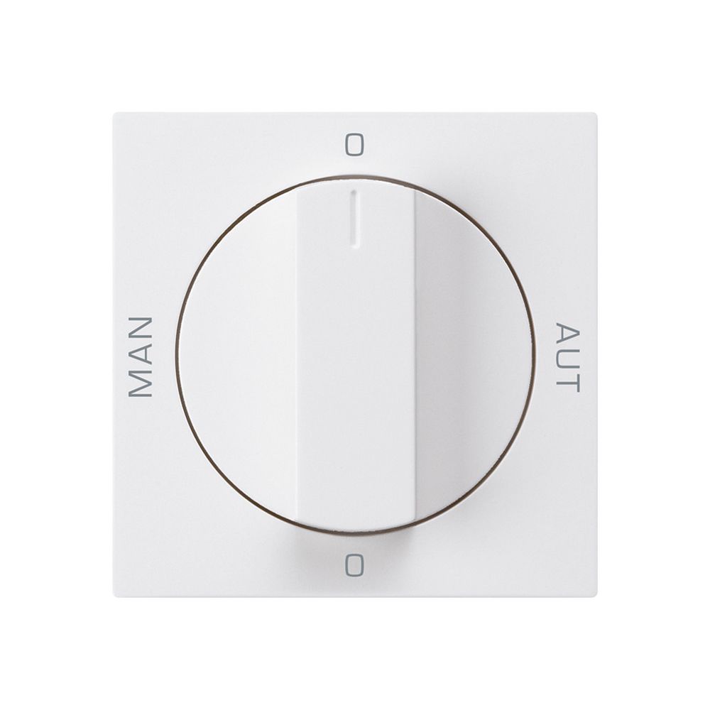 Kit frontal pour interrupteur rotatif S2 60×60 kallysto 0-Man-0-Aut.blanc