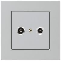 UP-Antennendose kallysto.pro R/TV 19dB 2GHz hellgrau