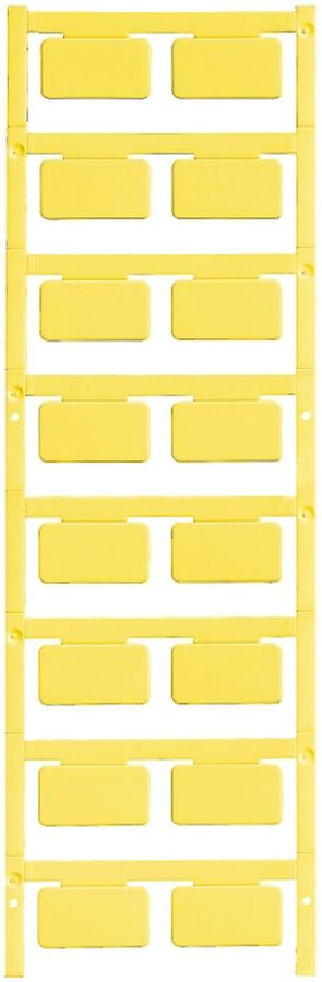 Marcatore per apparecchi Weidmüller MultiCard CC 15×27mm PA66 giallo