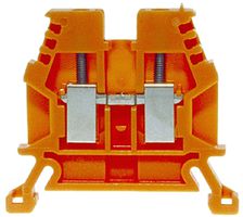 Morsetto di passaggio componibile WZ 0.5…2.5mm² 24A 1000V vite 2×1 DIN 35mm ara