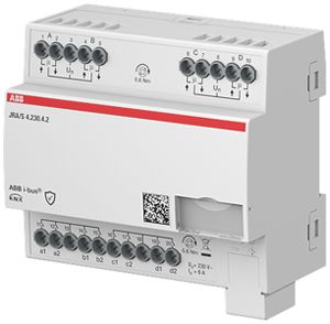 REG-Jalousieaktor KNX ABB JRA/S4.230.4.2 4-fach 6A/230VAC LZ-Messung Eingang