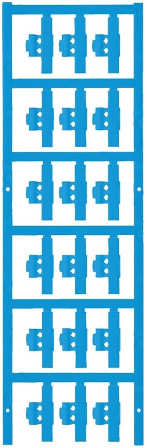 Marqueur de conducteur Weidmüller MultiCard SFC p.Ø1.5…2.5mm 30×5.8mm PA66 bleu