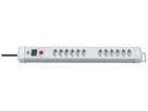 Prise multiple cleverLINE interrupteur suspension 12×T13 3m H05VV-F 3×1.5mm² grc