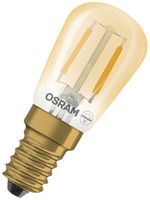 LED-Lampe LEDVANCE Vintage 1906 E14 1.6W 2400K klar/gold 300° Ø26×63mm