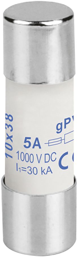 Fusibile per apparecchi PV Weidmüller, 5A gPV 1000VDC, ceramica, 10×38mm