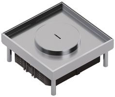 Schwerlastkassette Hager Q06 TM 6 32×200×200mm rostfreier Stahl