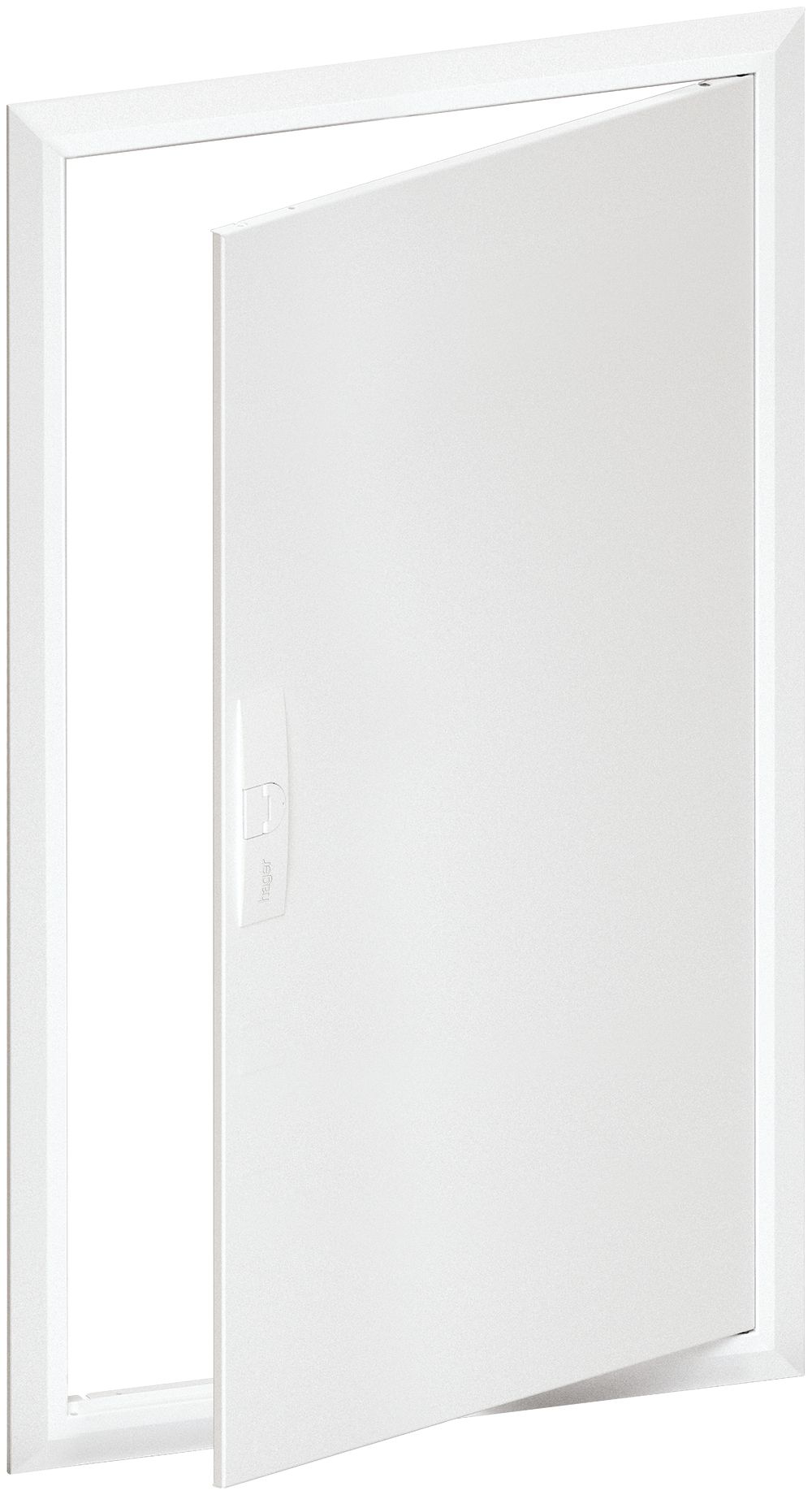 Blendrahmen mit Tür Hager univers 603×1003×10mm IP00 weiss für FW62U..