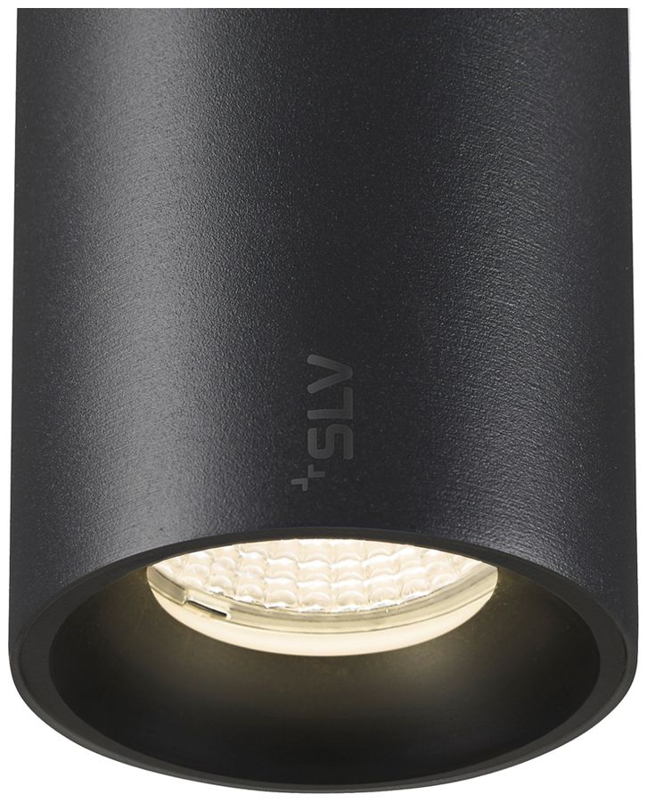 Spot LED SLV NUMINOS S 1×16W 1280lm 940 20° DALI 48V AD Ø60mm nero/nero