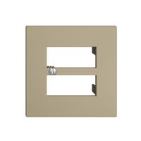 Frontplatte 4×RJ45 EDIZIOdue sand R&M swissline