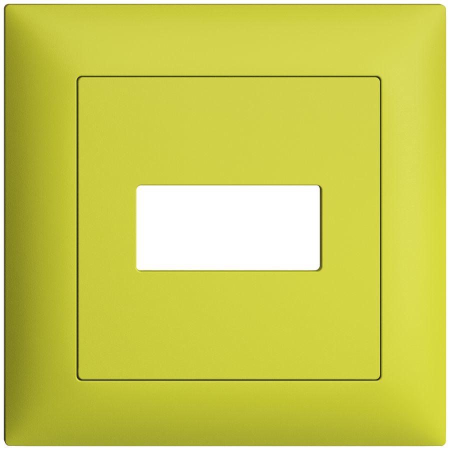 Frontset EDIZIOdue FMI für Bewegungsmelder pirios 180 R eco, lemon