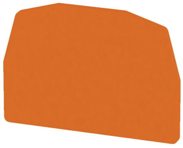 Abschluss-/Zwischenplatte Weidmüller ZAP/TW ZDUA 35×24.6mm orange