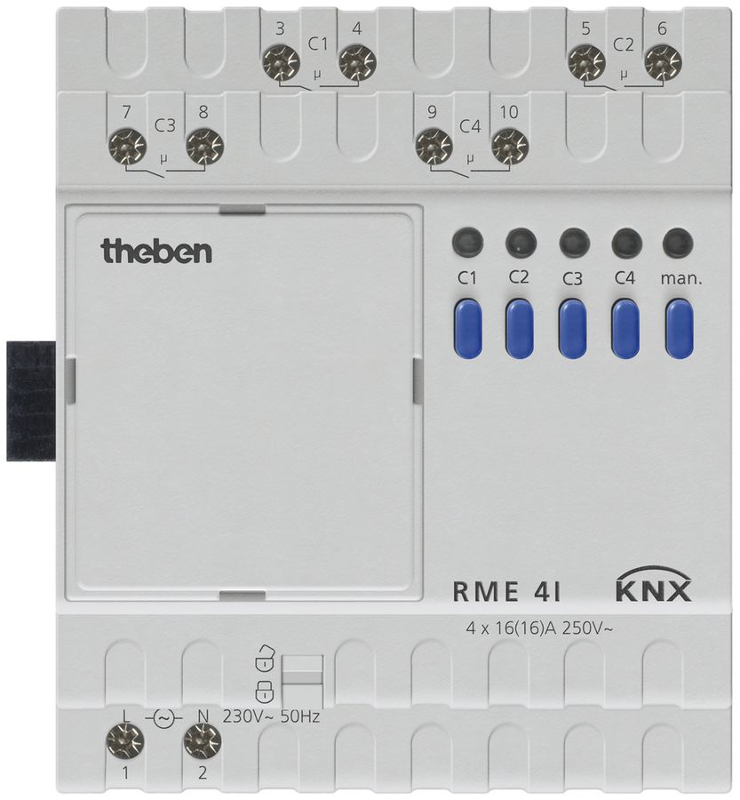 REG-Schaltaktor Mix 2 RME 4 I KNX Theben