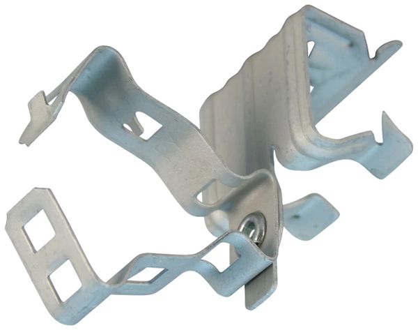 Clip d.rebord nVentCADDY H-MSM p.conduit/tuyau sur bride Ø18…30mm, 21…28mm 120N