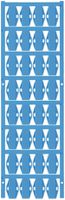 Marcatore di cavo Weidmüller MultiCard VT SFX p.Ø7…40mm 23×10mm PA66 blu
