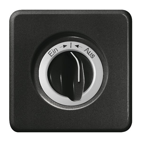 Kit frontale INC Ein-I-Aus nero per contatto rotativo FH