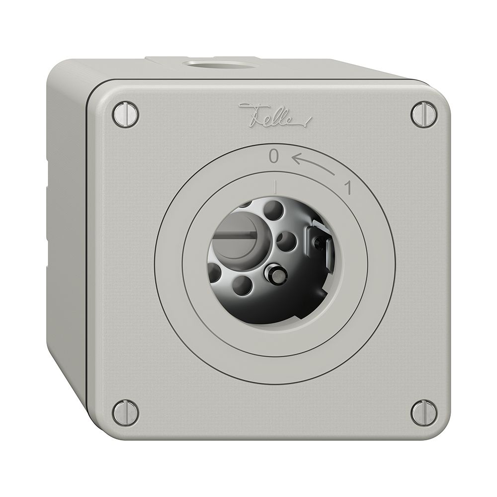 Contact pivotant NAPU NEVO, sans cylindre, KS, 0<-1, gris clair