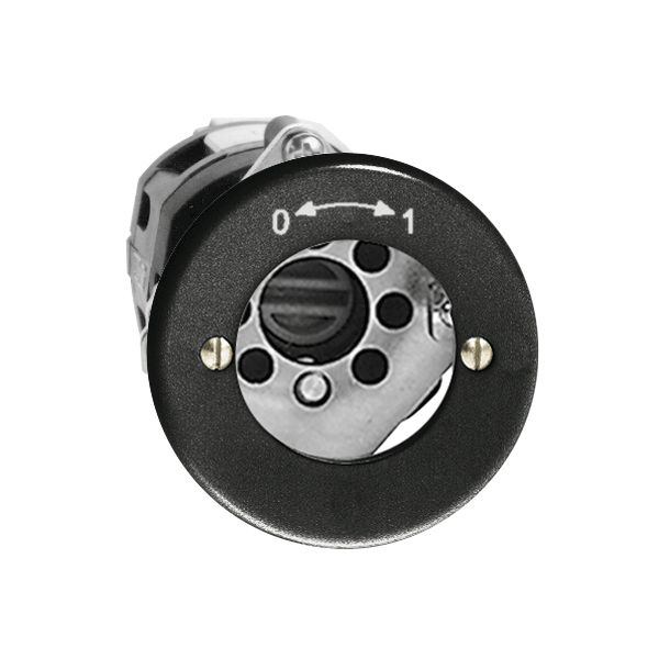 Contact pivotant ENC 0<-->1 noir pour serrure de sûr. sans cyl.