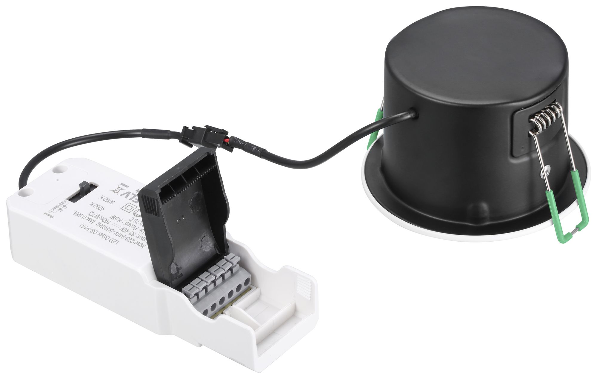 Downlight LED Sylvania OBICO FIRE 8.2W 820lm 930/940 IP65 38° VAR Ø96mm blanc