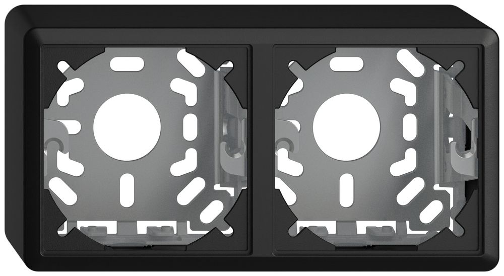 AP-Kopfzeile EDIZIOdue 1×2 FX54 schwarz