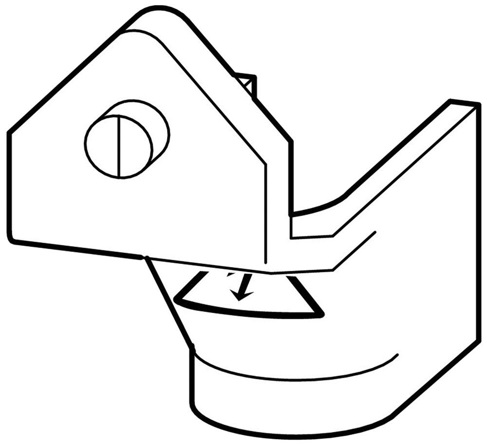 Couvre-bornes Eaton H-P5-125/160 1 pôle 5×20×5mm