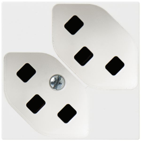 EB-Steckdose ATO 2×T23 weiss 2 Module