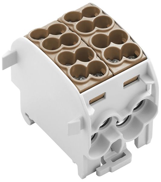 Bloc de distribution WM WPD 201 1P 152A 4×entr 4×sort 1.5…16mm² 1.5…25mm²