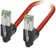 Câble patch RJ45 Phoenix Contact NBC-R4ACR cat.5 SF/TQ 1×4 0.25m rouge IP20