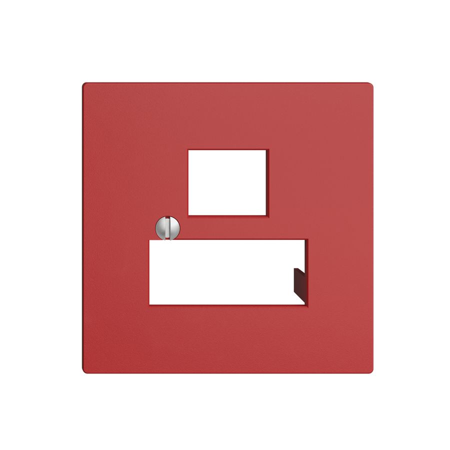 Frontplatte 3×RJ45 berry R&M EDIZIOdue swissline