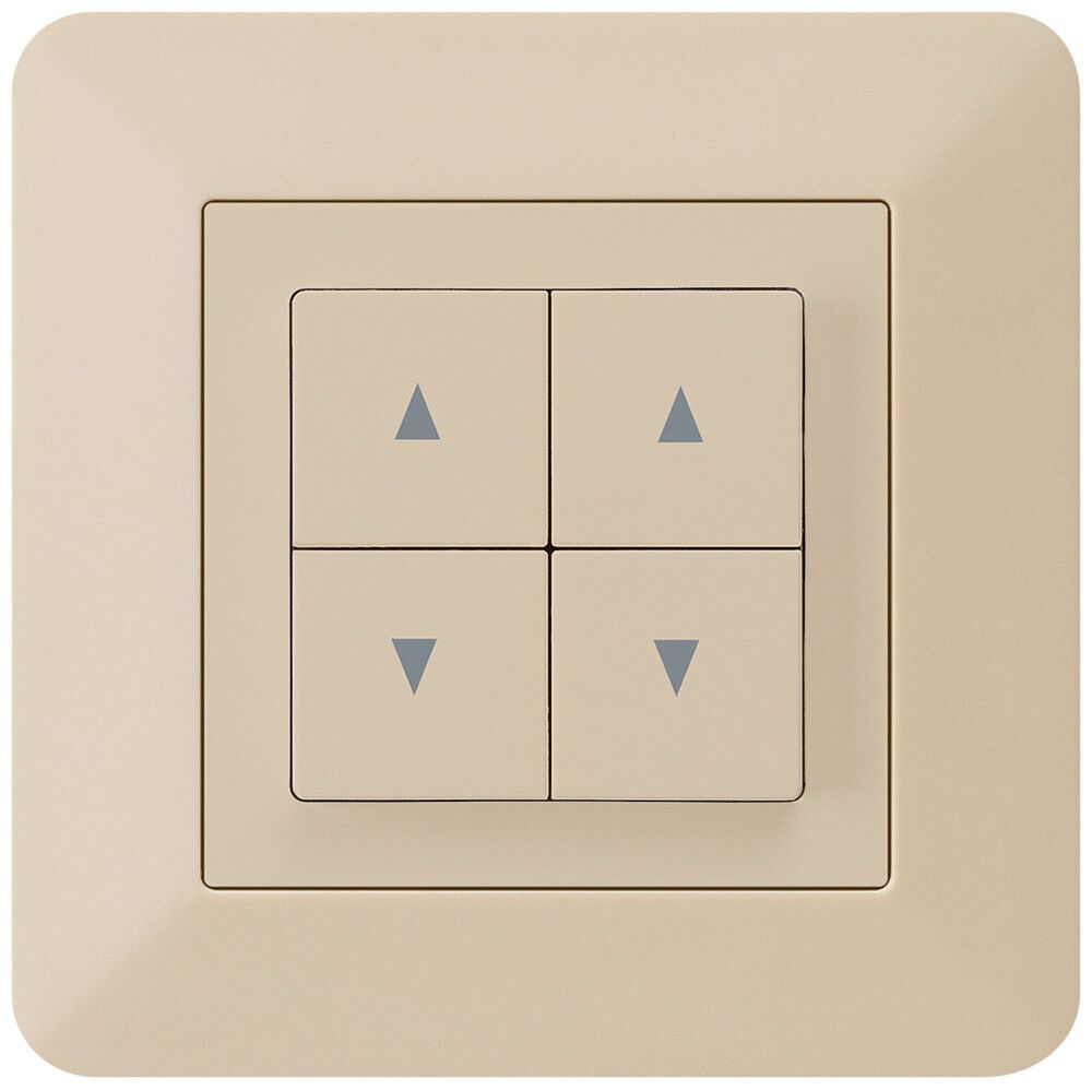 UP-Storenschalter kallysto.trend beige mit 4 Funktionstasten