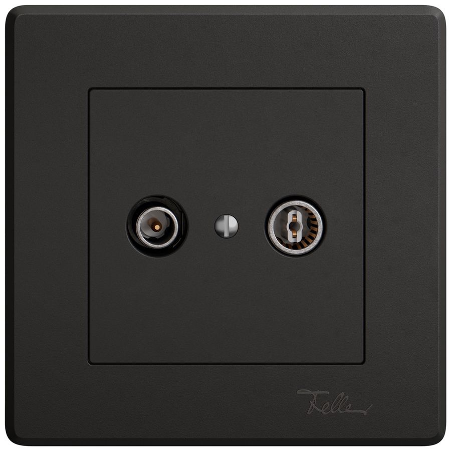 Prise antenne ENC TV-R EDIZIO.liv SNAPFIX® prise de passage 23dB no