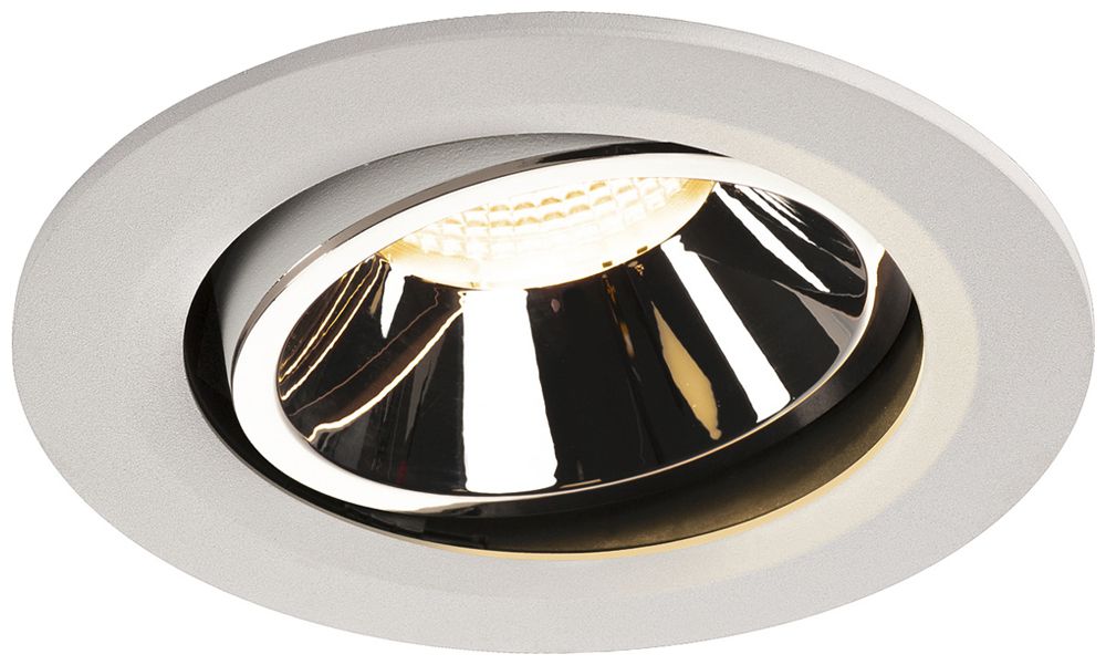 LED-Downlight SLV NUMINOS MOVE L 25.4W 2200lm 3000K 20° DIM Ø160×86mm ws/Cr