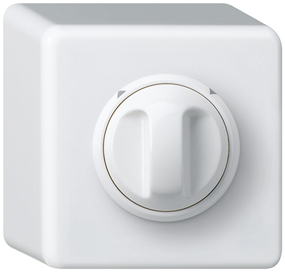AP-Storendrehschalter/taster basico weiss, umschaltbar