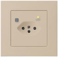 UP-Steckdose KPR T13 FI 30mA beige