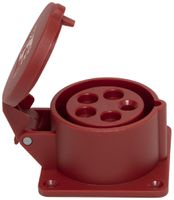 EB-Steckdose Brennenstuhl CEE 16A 3L+N+PE 400V 6h rot 75×75mm IP44